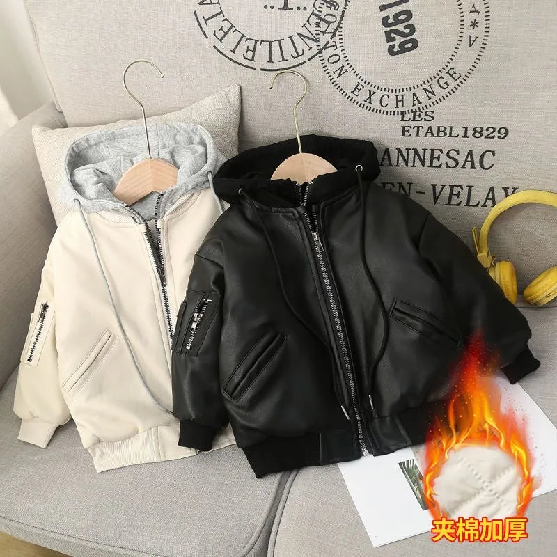Veste Garçon Hiver Imperméable à Capuche – 12 Mois à 8 Ans