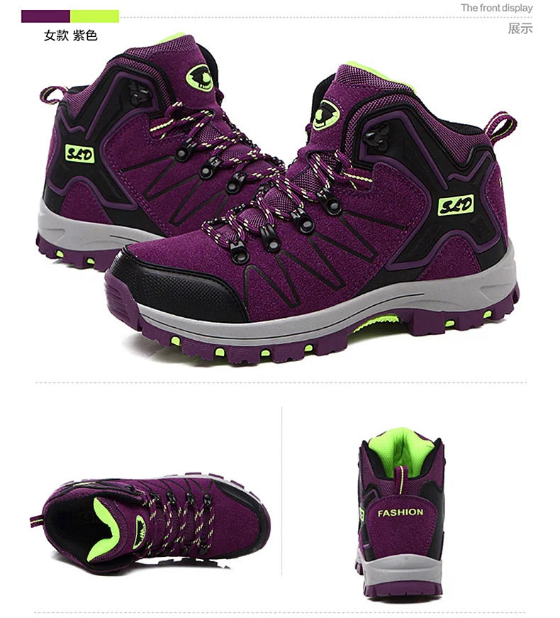 Bottes de Randonnée & de Travail Femme – Antidérapantes & Confortables – Style Neige – Modèle 2023 - BLACKBEARD OUTDOOR INDUSTRIES