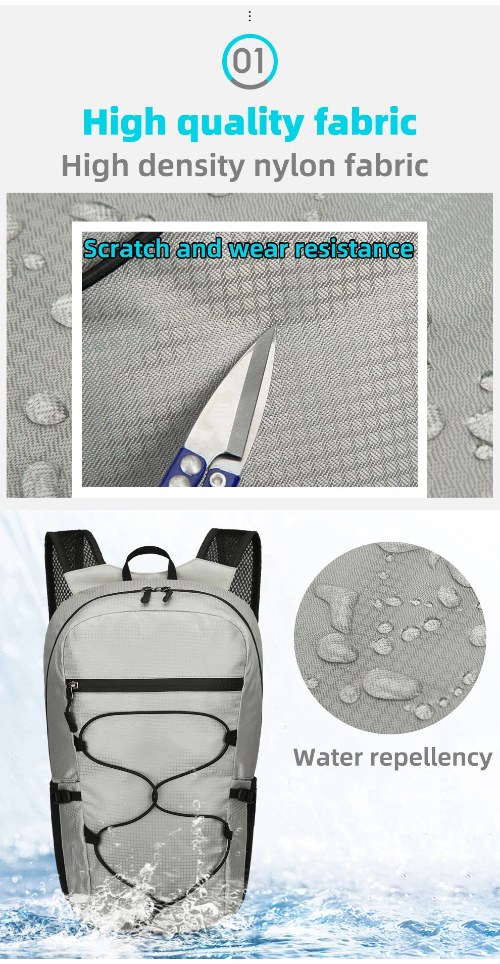 Sac à Dos Pliable Ultraléger – Sac à Dos Outdoor Polyvalent pour Randonnée, Escalade & Voyage - BLACKBEARD OUTDOOR INDUSTRIES