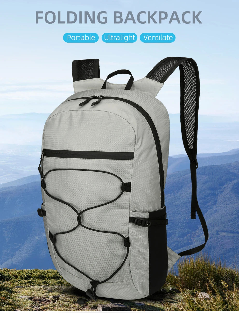 Sac à Dos Pliable Ultraléger – Sac à Dos Outdoor Polyvalent pour Randonnée, Escalade & Voyage - BLACKBEARD OUTDOOR INDUSTRIES