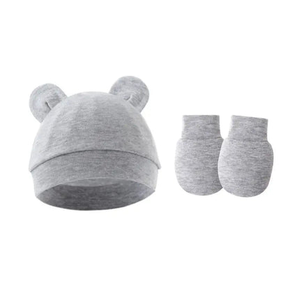 ensemble bonnet et gant coton pour enfants 1/3ans Ma boutique