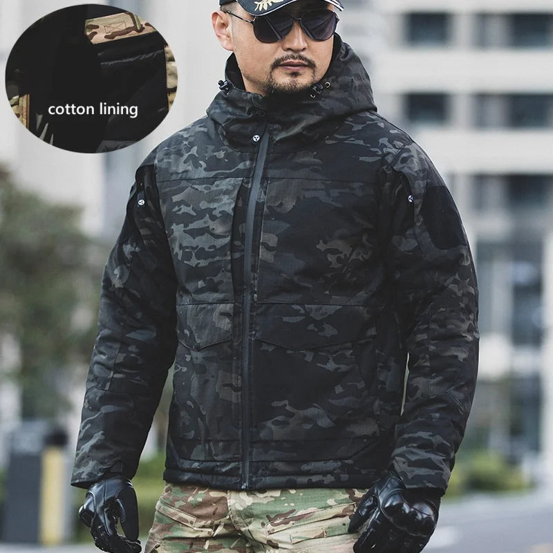 Veste M65 Tactique Chauffante pour Homme – Hiver, Coupe-Vent, Imperméable, Camouflage - BLACKBEARD OUTDOOR INDUSTRIES