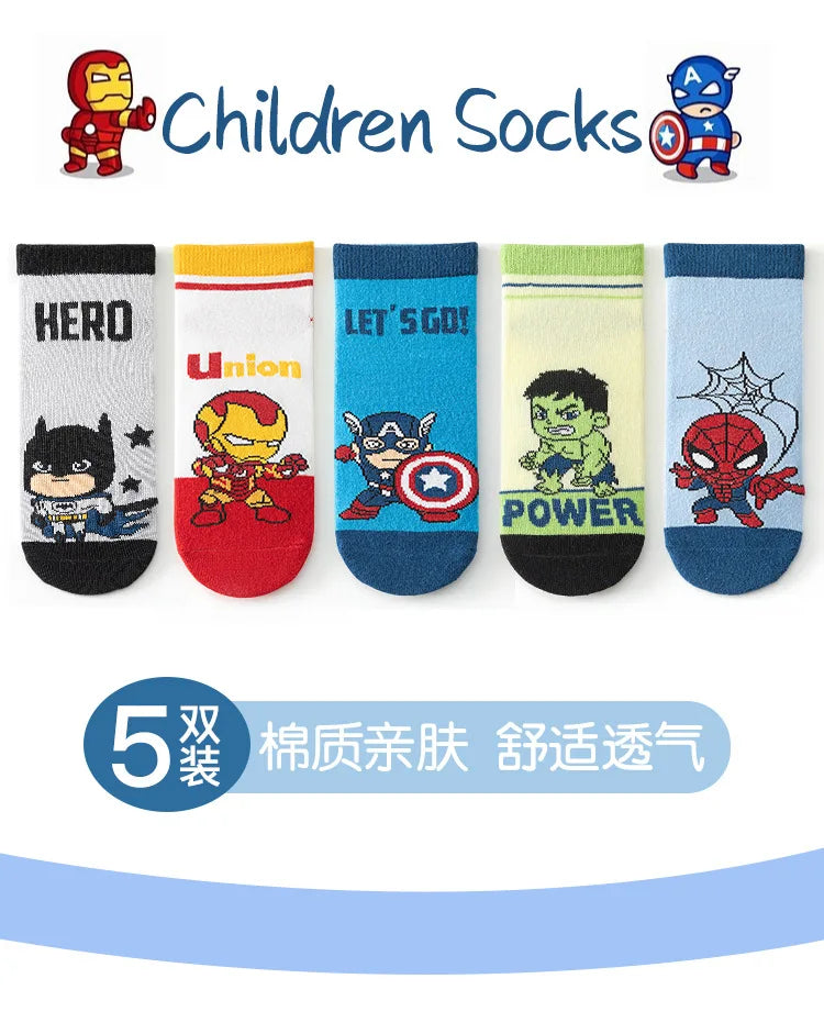 5 paires de chaussettes pour Marvel enfants Ma boutique