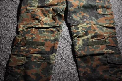 Ensemble Tactique GSG9 Camouflage Flecktarn GEN3 – Tenue Complète d’Entraînement Combat pour Forces Spéciales (Chemise + Pantalon à Manches Longues) - BLACKBEARD OUTDOOR INDUSTRIES