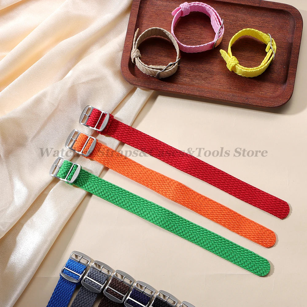 Bracelet de Montre en Toile Nylon Tissée – Compatible avec Omega, Seiko, Samsung, Huawei et Autres Montres - BLACKBEARD OUTDOOR INDUSTRIES