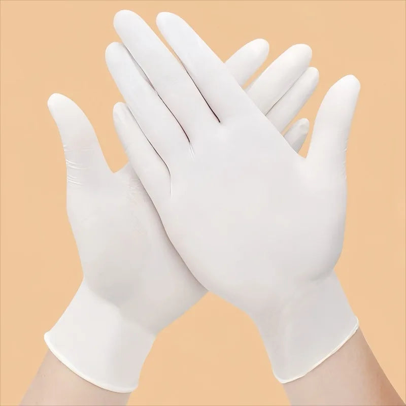 Gants Jetables en Nitrile Blanc - 50 PCS BLACKBEARD OUTDOOR INDUSTRIES