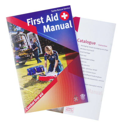 Kit TCCC – Manuel de Premiers Secours Tactiques, Carte de Bilan Blessure et Marqueur – Securite Privee, Intervention et Secourisme Professionnel