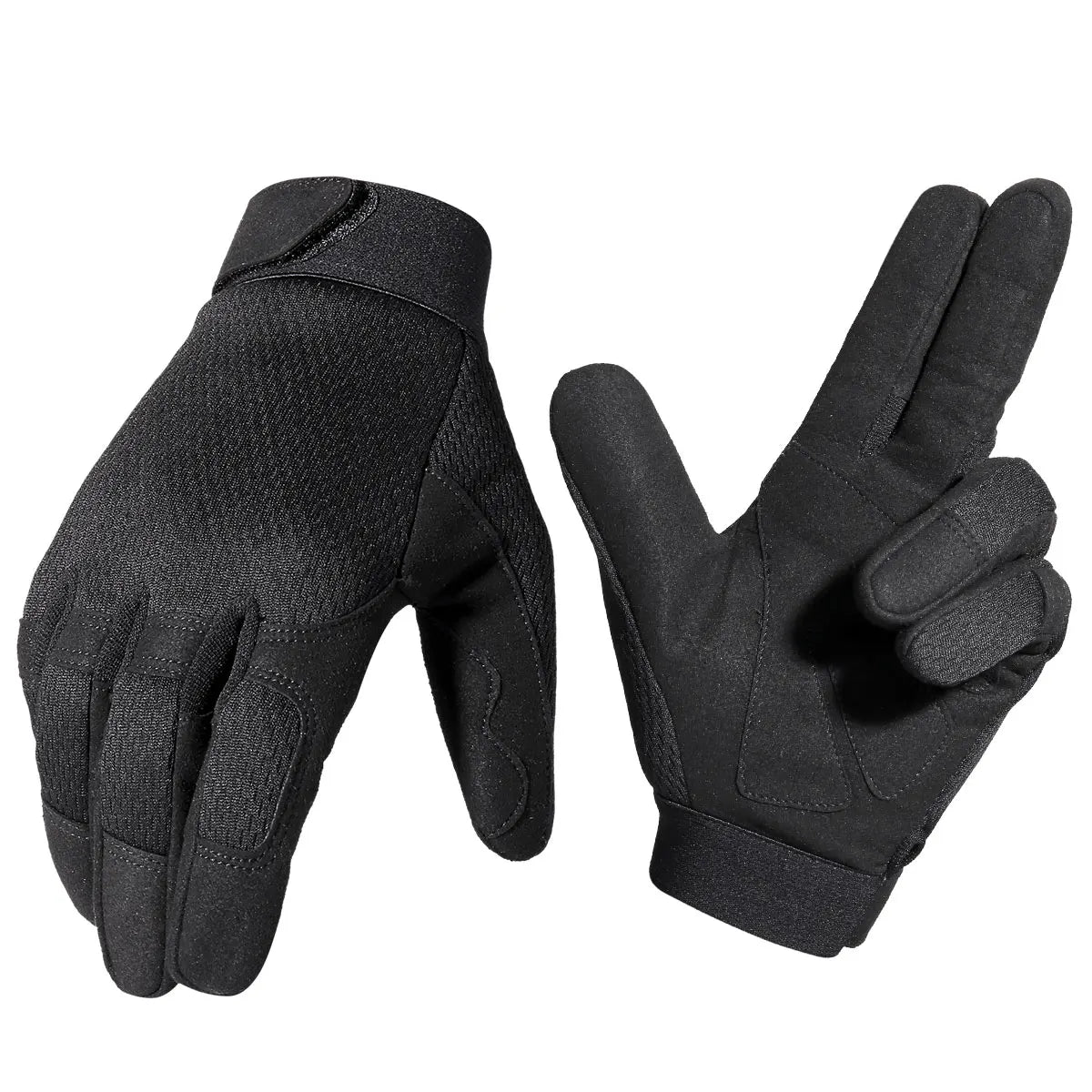 Gants Tactiques Plein Doigt – Écran Tactile, Anti-Dérapant, Respirant | Cyclisme, Randonnée, Travail
