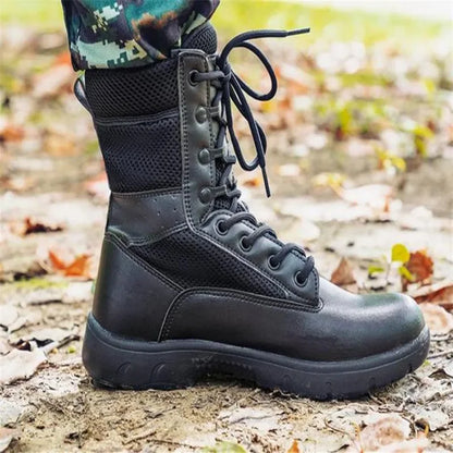 Boots Tactiques Militaires Homme – Zip Latéral Imperméables Combat & Sécurité