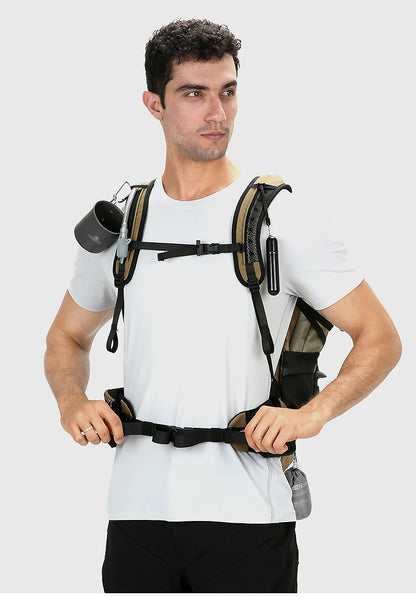 Sac à Dos de Randonnée 35L – Imperméable avec Housse de Pluie Intégrée | Mixte Homme/Femme - BLACKBEARD OUTDOOR INDUSTRIES