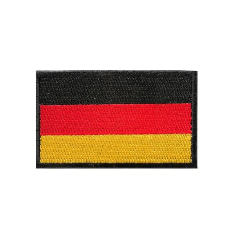 Patch Brodé Drapeau – international | Patch Militaire Tactique Velcro - BLACKBEARD OUTDOOR INDUSTRIES