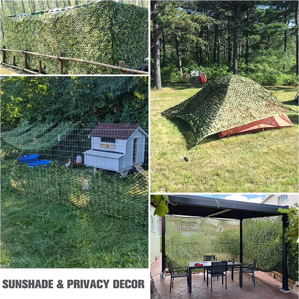 Filet de Camouflage - Filet de Camouflage pour Chasse, Entraînement Militaire, Tente de Jardin, Protection Solaire, Taille Variable (10M x 1,5M, 4M x 6M, etc.) - BLACKBEARD OUTDOOR INDUSTRIES