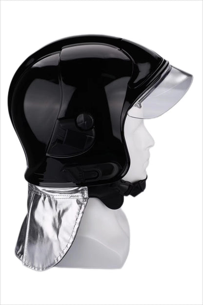 Casque de pompier type F1 – Noir, rouge ou jaune