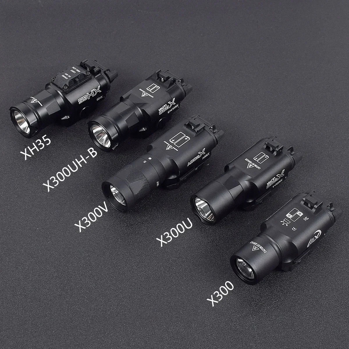 Lampe Tactique X300 Ultra / XH35 / X300V – LED Haute Puissance pour Rail 20mm - BLACKBEARD OUTDOOR INDUSTRIES