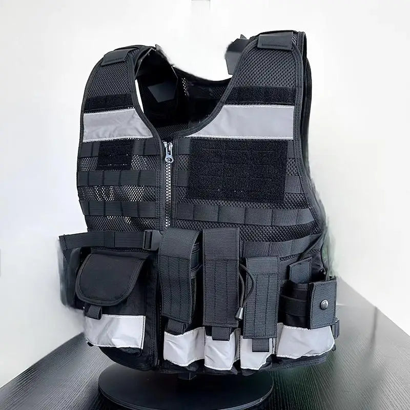 Gilet tactique securite reflechissant respirant multi-poches - BLACKBEARD OUTDOOR INDUSTRIES