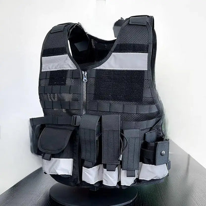 Gilet tactique securite reflechissant respirant multi-poches - BLACKBEARD OUTDOOR INDUSTRIES