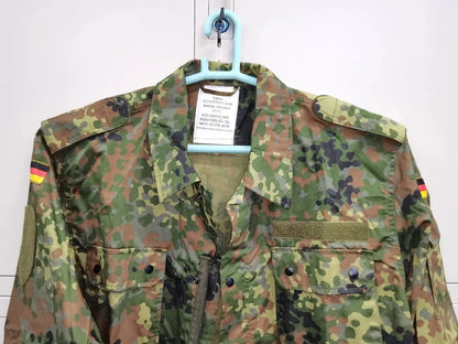 Veste tactique homme camouflage Flecktarn, style BDU