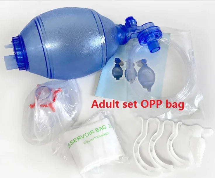 Kit de Réanimation Manuelle pour Enfant avec Masque Transparent et Sac PVC + Tuyau d'Oxygène et Sac de Réservoir - BLACKBEARD OUTDOOR INDUSTRIES