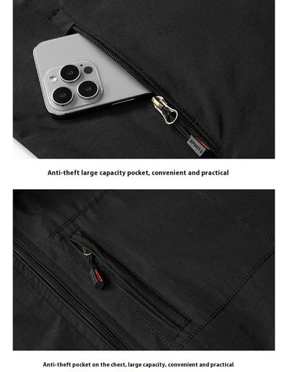 Veste de Randonnée Imperméable pour Homme - Pratique et Stylée pour le Printemps et l'Automne BLACKBEARD OUTDOOR INDUSTRIES