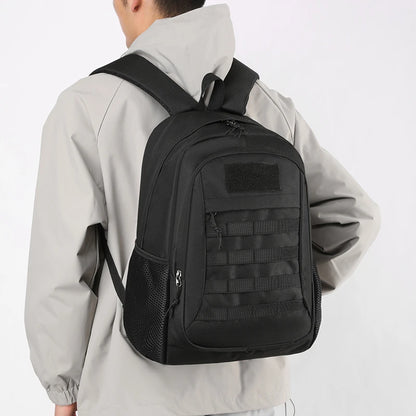 Sac à dos tactique 19l avec compartiment ordinateur, dos rembourré, noir, kaki ou camouflage