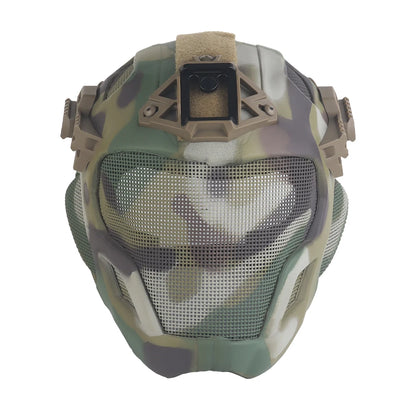 Casque tactique W23 HL-107 avec masque grillagé