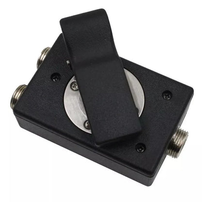 Micro-Gorge Tactique Double PTT – Tube Acoustique Discret Baofeng UV-5R, Kenwood TK, HYT, TYT (K-Plug)