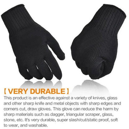 1 paire de gants anti coupures inox & fibre PE – respirants, antidérapants, pour cuisine, boucherie & bricolage - BLACKBEARD OUTDOOR INDUSTRIES