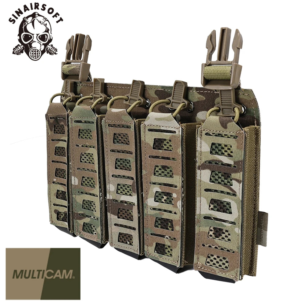 Panneau porte-chargeurs MP5/MP7 pour chest rig