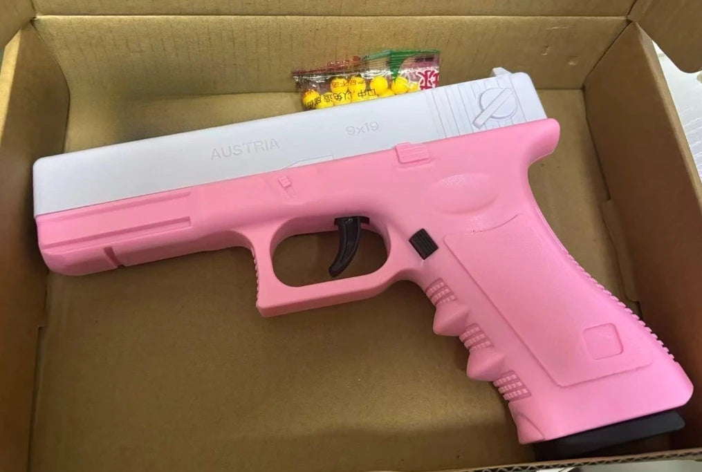 Réplique airsoft rose type Glock 18 – Spring 6 mm