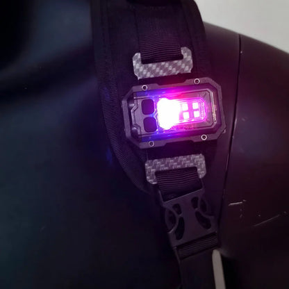 Lampe Tactique EDC - Lampe Mini Portable avec Plaque en Boucle et Crochet, Idéale pour Camping, Randonnée et Sécurité BLACKBEARD OUTDOOR INDUSTRIES