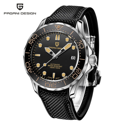 Montre Automatique PAGANI DESIGN PD1667 – Saphir AR, 100M, Mouvement Miyota 8215