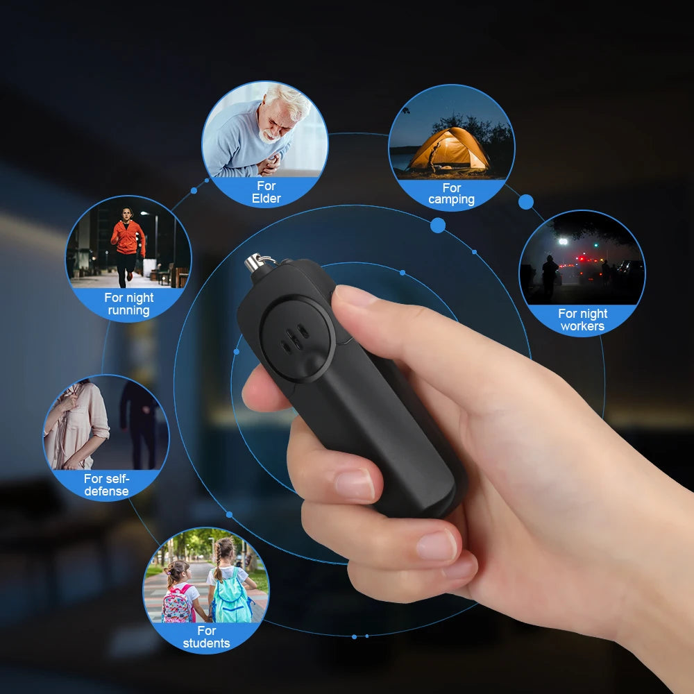 Camaroa Alarme porte clé avec leds 130dB Ma boutique