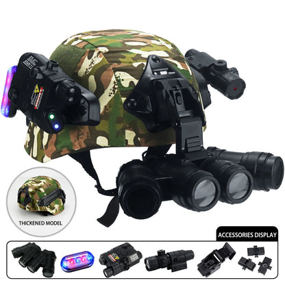 Kit Casque Tactique Enfant Airsoft – Vision Nocturne, Lampe & Visée Laser Multifontions - BLACKBEARD OUTDOOR INDUSTRIES
