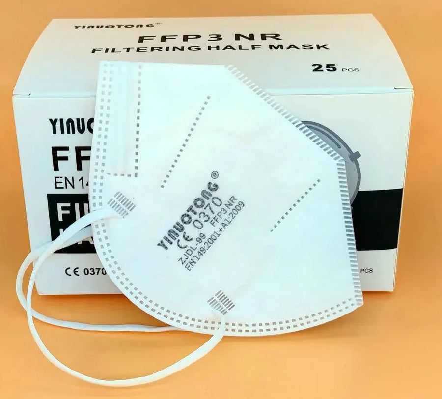 Masque FFP2 KN95 5 Couches CE – Protection Respiratoire Poussières, Fumées & Incendie - BLACKBEARD OUTDOOR INDUSTRIES