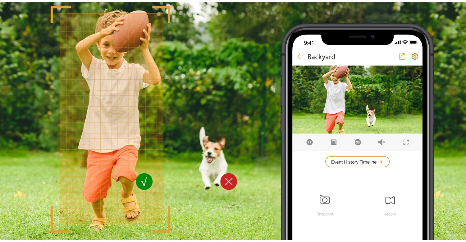 Lot de 3 Caméras IMOU Bullet 2C 4MP – Caméra WiFi Extérieure avec Détection Humaine IA, Vision Nocturne 30m & Étanchéité IP67 Ma boutique