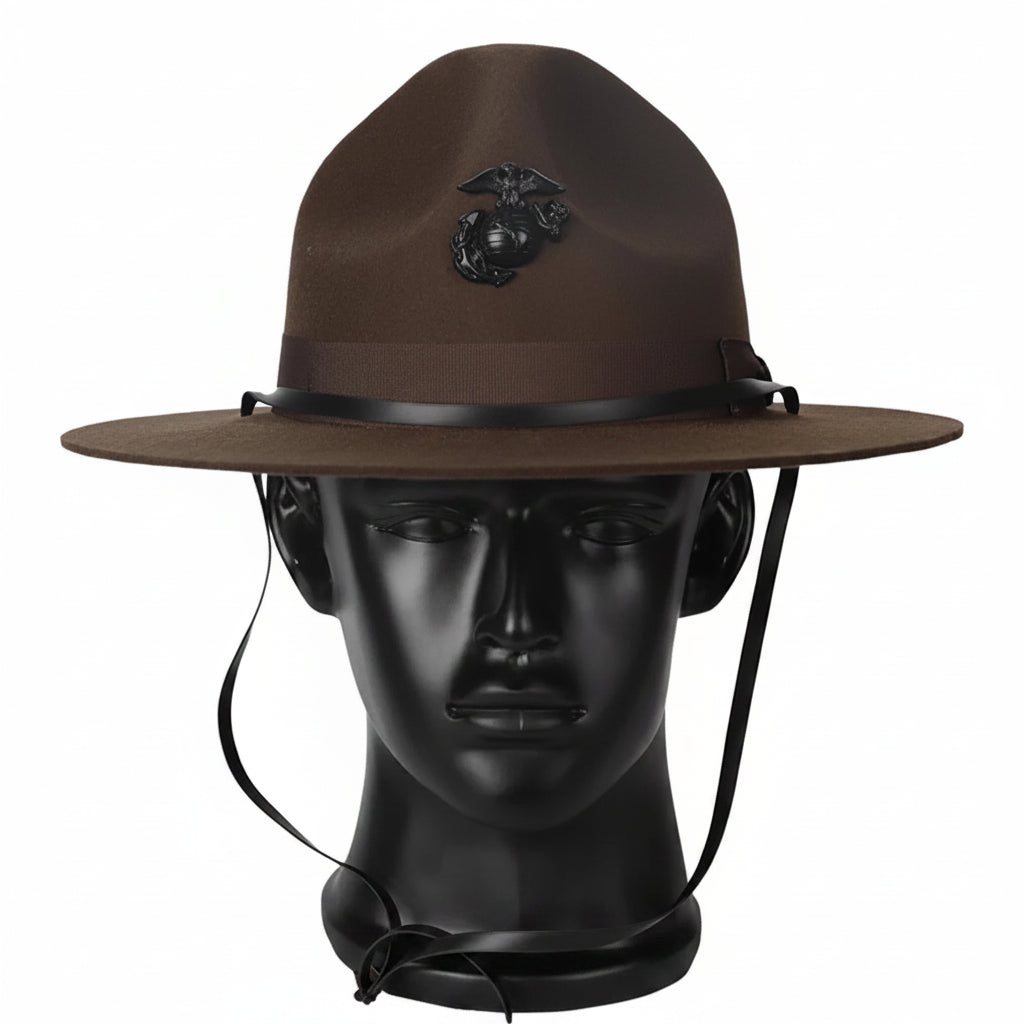 Chapeau Style US Marine Corps Western Cowboy en Laine – Homme Outdoor Été