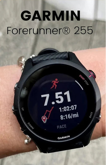 Montre GPS Garmin Forerunner 255 – Multi-Bandes, 14 Jours, VO2 Max, 30+ Sports, 5 ATM