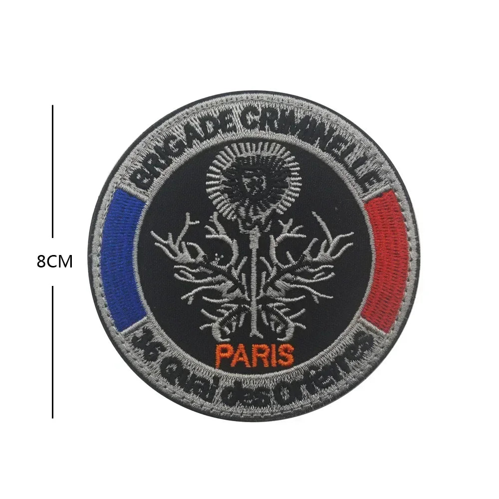 Patch Écusson Brodé GIGN GIPN BRI – Patch Tactique Militaire France  – Pochettes à Attacher pour Vêtements et Sacs - BLACKBEARD OUTDOOR INDUSTRIES