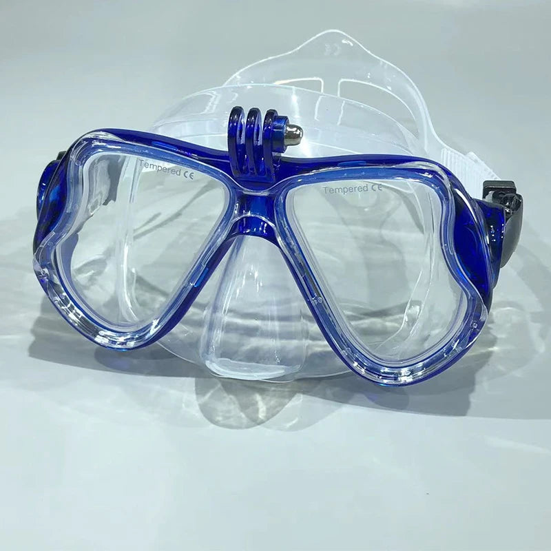 Masque de plongée et snorkeling adulte en verre trempé