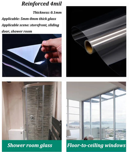 Film de Sécurité Transparent pour Fenêtres – Film Anti-Éclats et Tempéré BLACKBEARD OUTDOOR INDUSTRIES