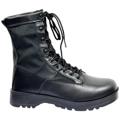 Rangers tactiques homme en cuir fendu et nylon