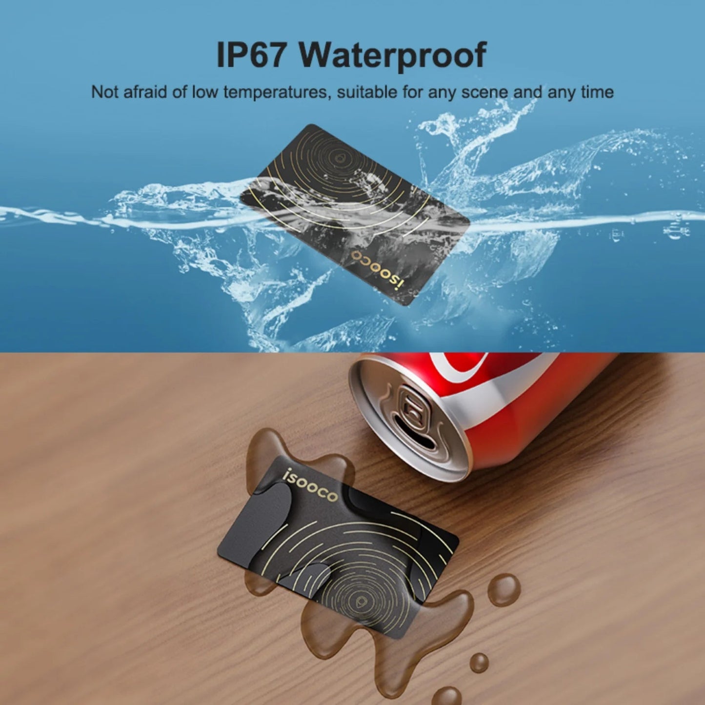 Isooco Bluetooth Tracker - Localisateur Intelligent Anti-perte, Utilisation avec "Find My" (Uniquement iOS) BLACKBEARD OUTDOOR INDUSTRIES