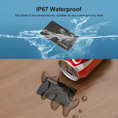 Isooco Bluetooth Tracker - Localisateur Intelligent Anti-perte, Utilisation avec "Find My" (Uniquement iOS) BLACKBEARD OUTDOOR INDUSTRIES