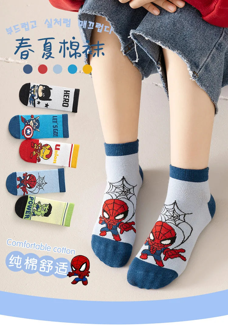 5 paires de chaussettes pour Marvel enfants Ma boutique