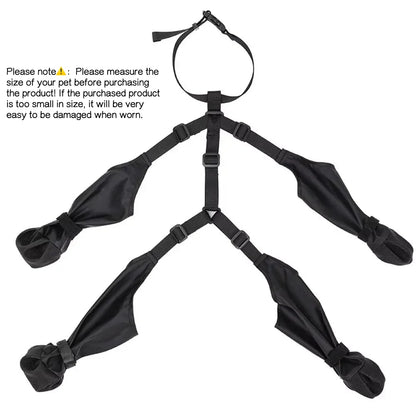 Chaussettes Chien Antidérapantes avec Bretelles – Protège Pattes Pluie & Extérieur - BLACKBEARD OUTDOOR INDUSTRIES