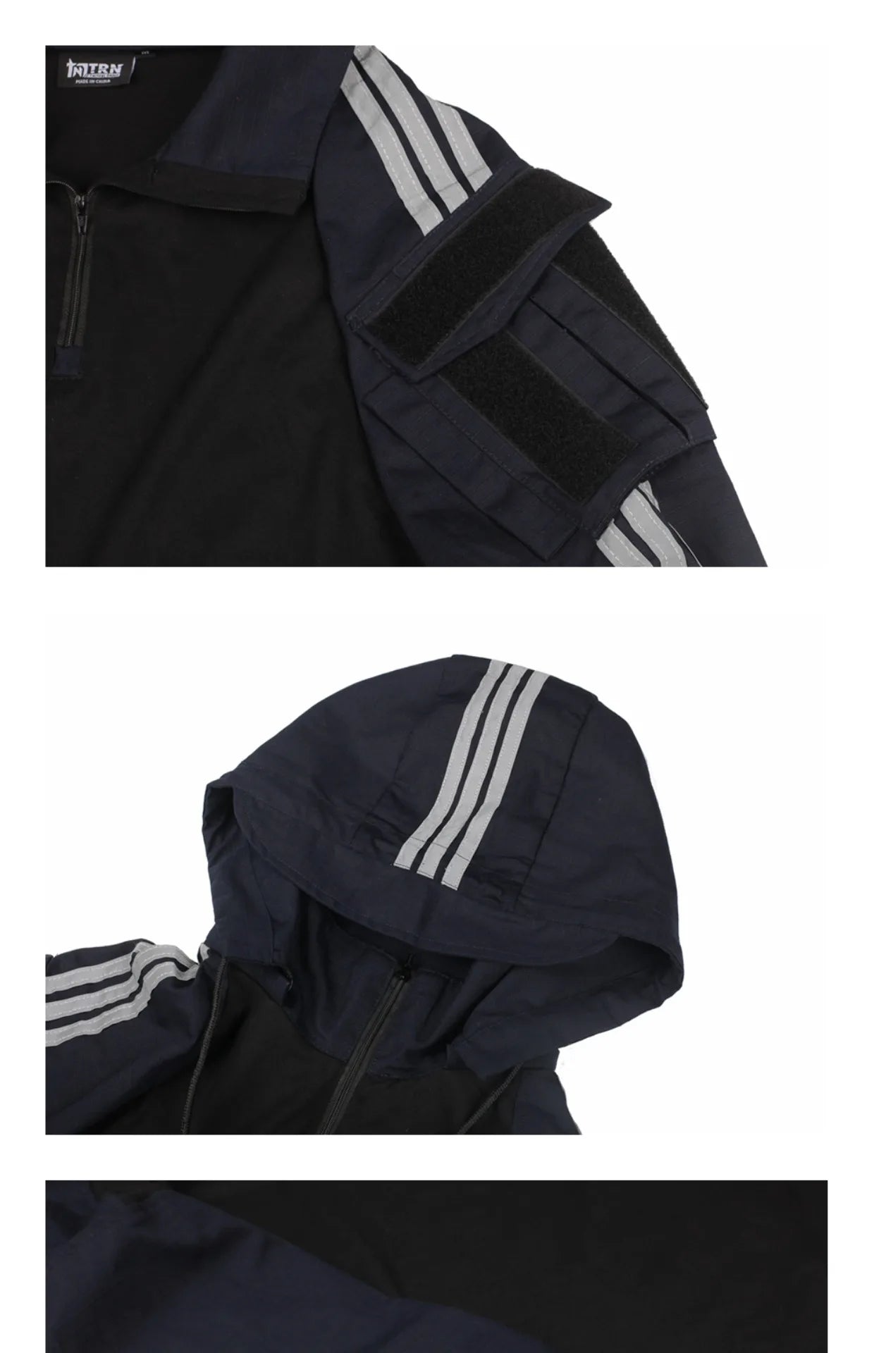 Uniforme Tactique Instructeur avec Bandes Réfléchissantes – Bleu marine - BLACKBEARD OUTDOOR INDUSTRIES