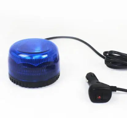 Gyrophare LED 8W Magnétique Bleu — Balise Lumineuse Police & Gendarmerie DC12V/24V IP67 - BLACKBEARD OUTDOOR INDUSTRIES