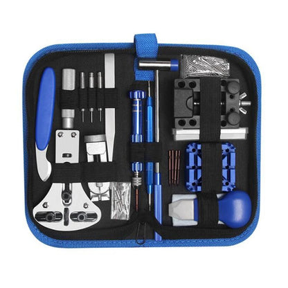 Kit de Réparation de Montres 185 Pièces - Outils Professionnels pour Remplacement de Batterie, Démontage de Maillons, Retrait du Fond de Boîtier, Outils à Barres et plus - BLACKBEARD OUTDOOR INDUSTRIES