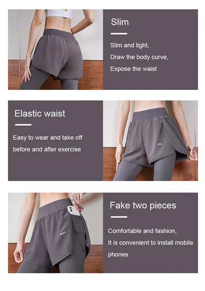 Leggings de Sport Femme avec Poche – Taille Élastique Haute, Yoga, Fitness, Cyclisme, Course - BLACKBEARD OUTDOOR INDUSTRIES