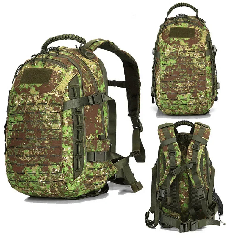 Sac à Dos Tactique YIDONG 25L MOLLE Oxford 600D – Imperméable, Laptop & Hydratation | Randonnée, Camping | 11 Coloris